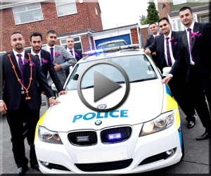 Police Escort Sikh Wedding
